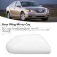 thumbnail image 4 of White Side Mirror Cover , KIMISS ABS Door Mirror Cover  Rearview Outer Door Wing Mirror Cover  Rear View Mirror Housing Replacement For 2018 To 2021, 4 of 8