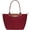 Burgundy, variant on Women's Nylon Tote Bag, Large Capacity Waterproof Shoulder Bags, Spacious Handbag with Metal Zipper & Compartments