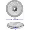 thumbnail image 3 of Exercise Equipment Barbell Weight 66LB Adjustable Chrome Cast Plates for Men Women Squat Deadlift Home Gym Weights Lifting Equipment,Home Gym Equipment, 3 of 6