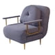 thumbnail image 2 of Sofá cama,Sofá cama plegable Sofá perezoso con estructura de metal Sofá,Sillón cama convertible Sofá tapizado,Colchón Plegable Moderno Cómodo,Oficina ergonómica para sala de estar Gris, 2 of 8