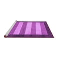 thumbnail image 2 of Ahgly Company Machine Washable Indoor Rectangle Abstract Purple Modern Area Rugs, 2' x 3', 2 of 4