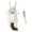 A, variant on Handmade Cat Plush Backpack, Animal Shaped Backpack Toy Realistic Furry Cat Bag with Random Bow Tie & Random Comb, Perfect for Travel & Daily Use