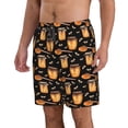 thumbnail image 2 of Balery Bee and Honey Traje de Baño Estilo Hawaiano para Hombre, Shorts de Secado Rápido con Bolsillos-Large, 2 of 6