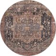 thumbnail image 2 of Addison Rugs Mayfield Premium Machine Washable Traditional Medallion Charcoal Round Rug, 8' x 8', 2 of 5