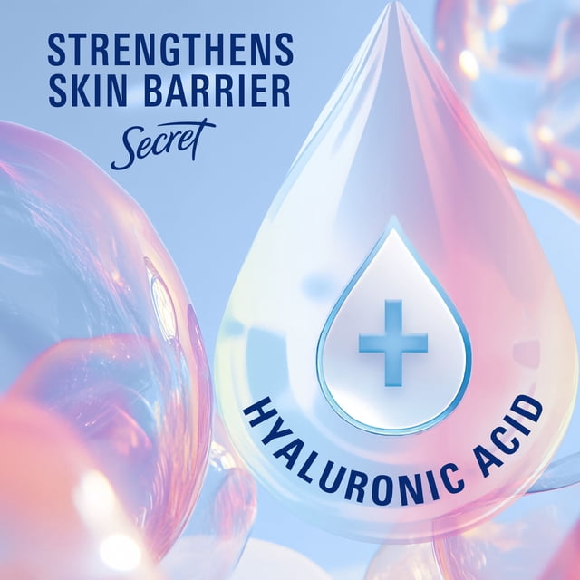 Secret Clinical Strength 72HR Hyaluronic Acid Antiperspirant and Deodorant, Invisible Solid, Completely Clean