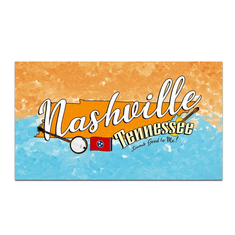 Nashville Tennessee Doormat 18 X 30