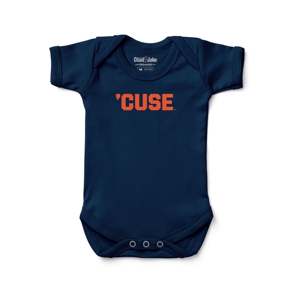 Infant Chad & Jake Navy Syracuse Orange  Bodysuit