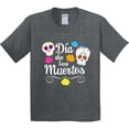 thumbnail image 3 of Inktastic DÃ­a De Los Muertos Sugar Skulls Youth T-Shirt, 3 of 5