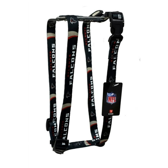 Atlanta Football Falcons Extra Small XS 5/8 Inch Wide Adjustable Dog Harness 8" - 14"