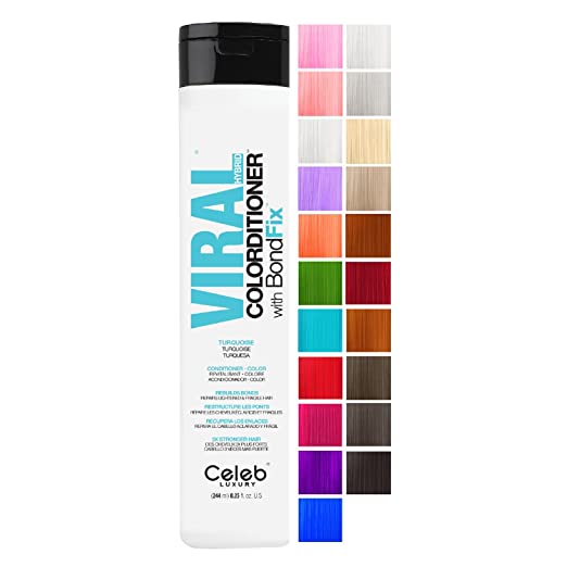 Viral Colorditioner Color Depositing Conditioners Pastel Turquoise 8.