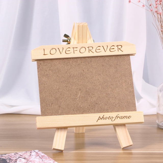 OULII wood photo frame Photo Frame Burlywood Moisture Protection for Friends Beach House Decor 1Set