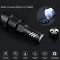 thumbnail image 5 of Rechargeable Led Flashlight 200000 High Lumens, Brightest Powerful Handheld Flashlight, Zoomable IPX5 Waterproof Super Bright Flashlight with 5 Mode, 5 of 6
