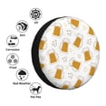 thumbnail image 4 of Fotbe Beer Funda de Llanta de Repuesto con Estampado, Engrosada, Ajuste Universal para Jeep, Remolque, RV, SUV, Camión-17 inch, 4 of 6