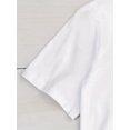 thumbnail image 3 of Letter Print Crew Neck T-Shirt, Casual Short Sleeve T-Shirt For Spring & Summer, Women's Clothing, 3 of 6