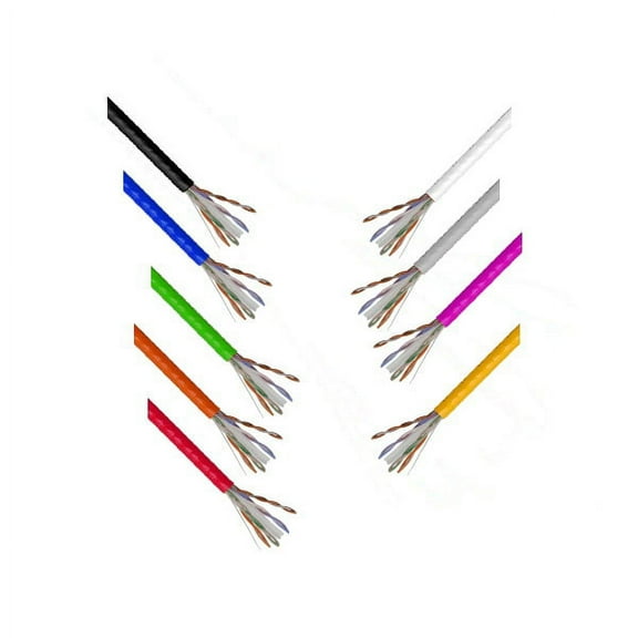 (Price/foot)IEC CAB008-PH-L6PK 23 Gauge 4 Pair Solid Category 6 Pink Cable