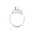 thumbnail image 4 of 1/3ct Halo Diamond Engagement Ring Setting 14K White Gold Semi Mount, 4 of 4
