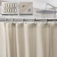 thumbnail image 2 of Cortina de ducha de 1 pieza Zhivalor Beige Antimoho Impermeable, 2 of 6