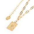 thumbnail image 2 of Claire's Gold Zodiac Scorpio Unisex Necklace Set, Lobster Closure, Adult, 2 Pack, 38377, 2 of 6