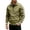Army Green, variant on Yungyresw Track Jacket Stripe Sleeves Bomber Zip Up Striped Jacket Slim Fit for Autumn Wear Sports