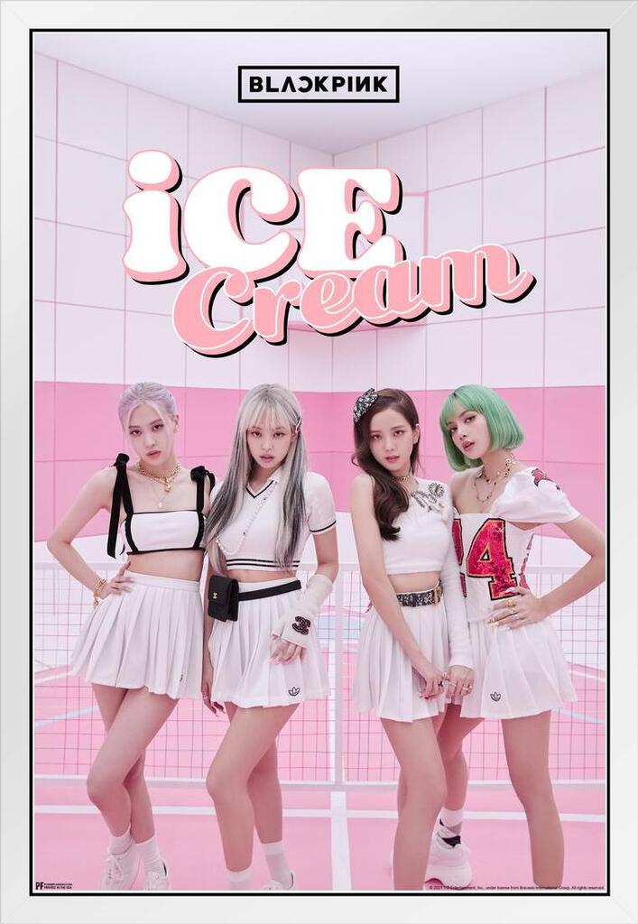 Blackpink Merchandise Ice Cream Group Photo Rose Lisa Jisoo Jennie Kpop