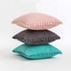 thumbnail image 4 of Juego de 2 fundas de almohada decorativas de pana suave, cuadradas, para sofá, dormitorio, sala de estar, exterior, 18 x 18 pulgadas, 4 of 8