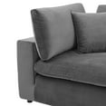 thumbnail image 5 of Modway Commix Down Filled Overstuffed Performance Velvet Corner Chair in Gray, 5 of 7