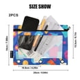 thumbnail image 3 of ALAZA 2 Pack Pencil Pouch Abstract Geometric Shapes Pencil Case for 3 Ring Binder Clear Window Pencil Bag Organizers, 3 of 6