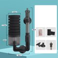 thumbnail image 1 of BeesClover Fish Tank Filter Wall-Mounted Reusable Biochemical Sponge Aquarium Filter with Filtration Box Biological Beads, 1 of 8