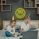 thumbnail image 5 of Smiley Face Light Up Signs USB Powered Yellow Neon Signs for Bedroom Kids Room Wedding Party Decorationlemon yellow, 5 of 5