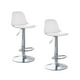 thumbnail image 2 of SET DE 2 BANCOS TIPO EAMES COLOR BLANCO, 2 of 6