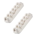 thumbnail image 1 of EeaseMX 2 hueveras irrompibles para refrigerador con 12 rejillas, color caqui, 1 of 7