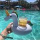 thumbnail image 4 of 26-27 Inflatable Drink Holder, 15 Pack Drink Floating Inflatable Cup Holders Flamingo Coasters For Pool Party, 4 of 5