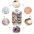 thumbnail image 6 of Yayeee 2 Pack Qtip Holder Bathroom Cotton Swab Canister with Lid Clear Dispenser Set, Cats and Hearts, 6 of 6