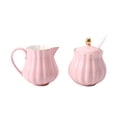 thumbnail image 2 of CHOOLD Elegant Flower Design Ceramic Sugar and Creamer Set with Lid Spoon Creamer Serving Set Coffee Serving Set Wedding Gift 7.5oz, 2 of 9