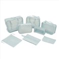 thumbnail image 1 of 8 Piezas Surtido de Bolsas de Almacenamiento de Viaje Bolsas de Almacenamiento de Equipaje de Capacidad para Empacar Ropa Cuadrada Ropa Interior CosméTicos Viajes,D, 1 of 5