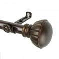 thumbnail image 2 of Home Decorative Magnolia Curtain Rod 48-84 Inch - Cocoa, 2 of 3