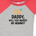 thumbnail image 4 of Inktastic Daddy Will You Marry My Mommy with Rings for Proposal Boys or Girls Baby Bodysuit, 4 of 5