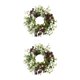 thumbnail image 4 of Advancent Pillar Candle Rings Wreath Tabletop Centerpieces Door for Wedding Holiday estilo A 2Conjunto, 4 of 6