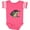 Football Pink and White, variant on Inktastic Sunny Gator in Pink Sunglasses Boys or Girls Baby Bodysuit