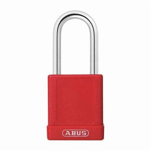 Abus Lockout Padlock,KA,Red,1-3/4"H,PK3 19639