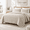 Beige-King, variant on Aqua Blue Full/Queen Lightweight Ultra-Soft Cloud Pattern Quilt 3-Piece Bedspread Set