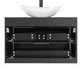 thumbnail image 5 of 30" Wall Mount Single Bathroom Vanity with Vessel Sink, Floating Cabinet Manufactured Wood Top, Faucet, Drain, 5 of 7