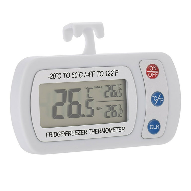 Digital Thermometer Fridge Thermometer Refrigerator Thermometer Freezer  Thermometer Kitchen Large LCD Refrigerator Fridge Freezer Digital  Thermometer
