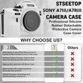thumbnail image 4 of STSEETOP Sony A7III Case, Professional Silicone Rubber Detachable Protective Camera Case Cover, Compatible with Sony A7, 4 of 5