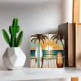 thumbnail image 5 of Surf Boards Wooden Box Sign Surfing Gifts For Girls Funny Coffee Decor Shelf Decor for Kitchen Table Centerpiece Wood Block Signs For Shelf Desk Decoration 5x5 In, 5 of 6