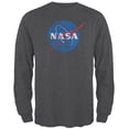thumbnail image 1 of NASA Distressed Logo Mens Long Sleeve T Shirt, 1 of 1
