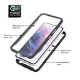 thumbnail image 3 of Allytechgroup Galaxy S24 FE Case with Screen Protector, Clear Rugged Hybrid Anti-Yellow Shockproof Full Body Protective Slim Fit Phone Case for Samsung Galaxy S24 FE - Blue, 3 of 4