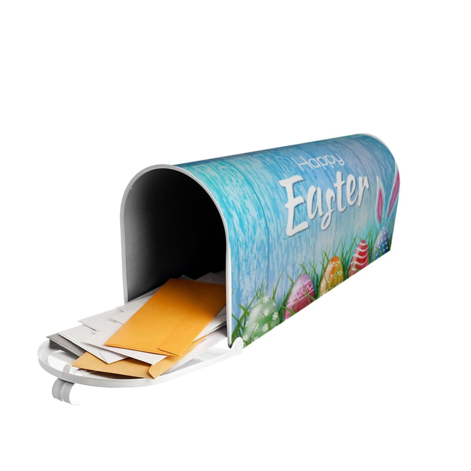 Xecao Happy Easter for Mailbox Cover with Magnetic Strips, Waterproof and Sunscreen, Adds a Decorative Touch to Your Garden Yard.