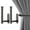 Black, variant on Adhesive Curtain Holdbacks No Drill, Wall Mounted Curtain Tie Backs Hooks, Heavy Duty Metal Curtain Pull Backs for Windows Doors Shower, Damage Free Curtain Clips for Drapes