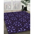thumbnail image 3 of Ahgly Company Machine Washable Indoor Rectangle Transitional Deep Purple Area Rugs, 2' x 5', 3 of 7
